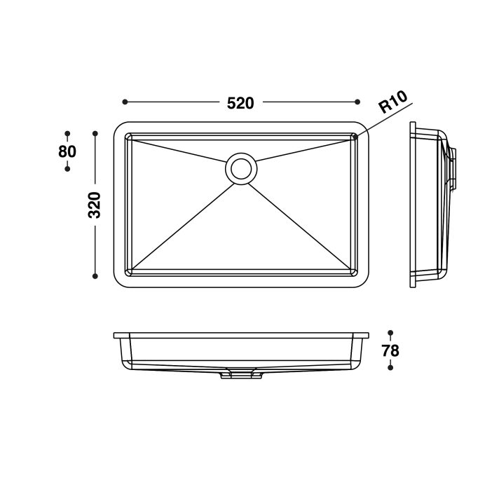 HI-MACS® CB523 Basin