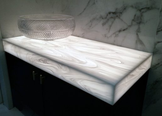 Corian plus LED's