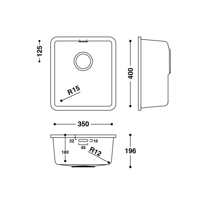 HI-MACS® CS354 Sink