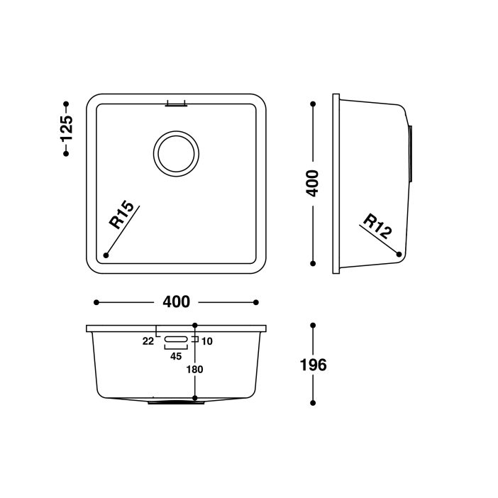 HI-MACS® CS404 Sink