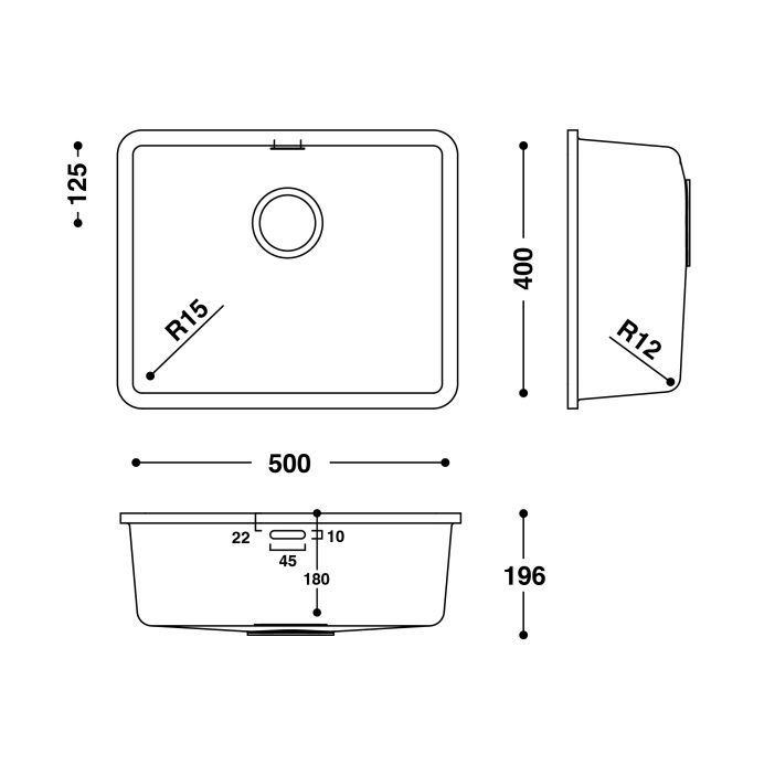 HI-MACS® CS504 Sink