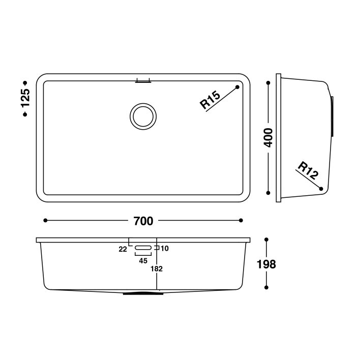 HI-MACS® CS704 Sink
