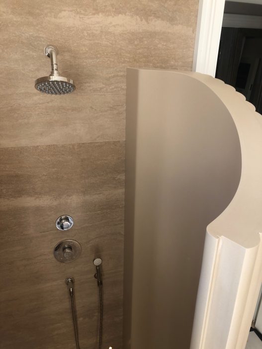 Krion™ Camel Nature BESPOKE SHOWER CUBICLE
