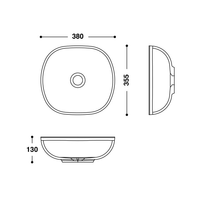 HI-MACS® CB3835 Basin