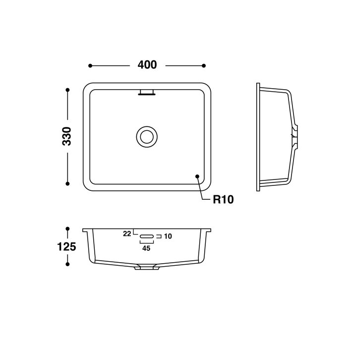 HI-MACS® CB4033 Basin