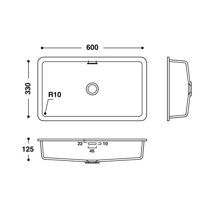 HI-MACS® CB6033 Basin