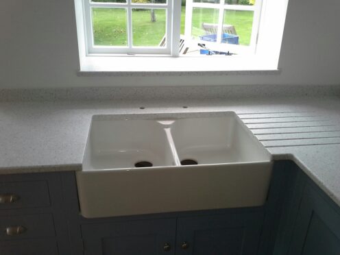 Corian® WORKTOP WITH BELFAST SINK