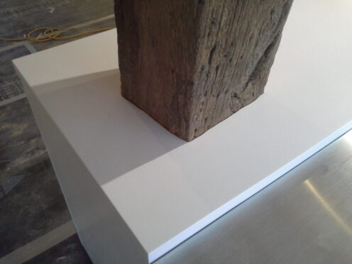 Corian® WORKTOP ROUND OAK PILLAR