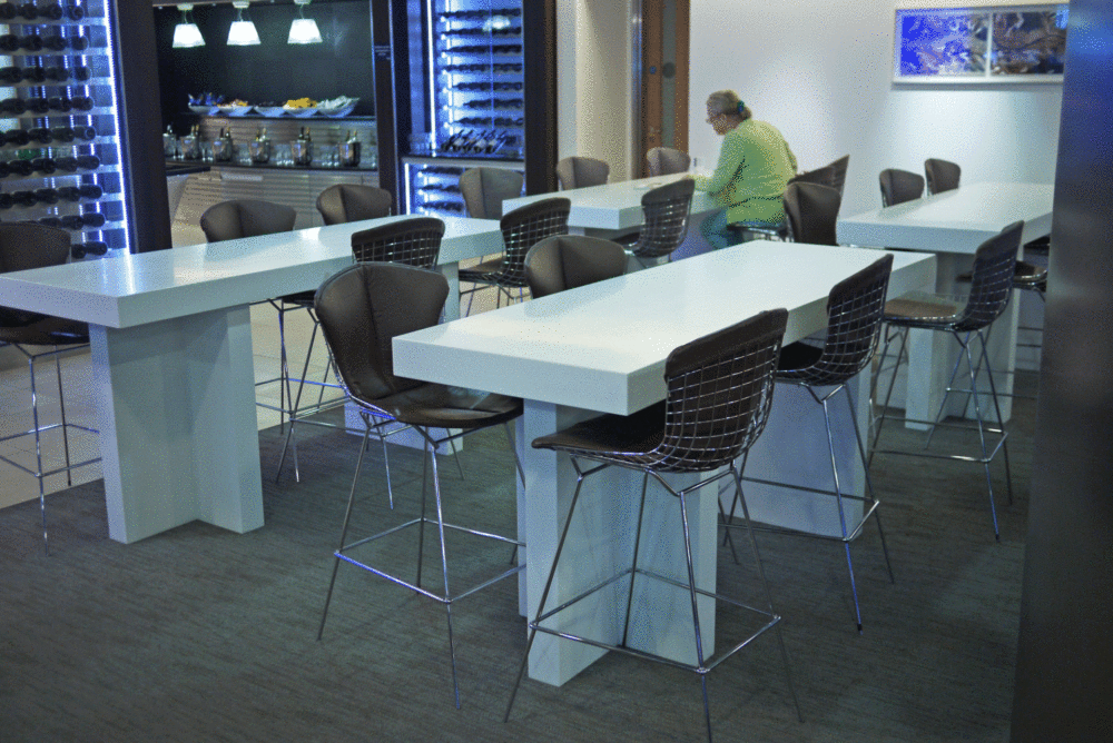 Corian® CUSTOM DINING TABLES IN LIGHT ASH