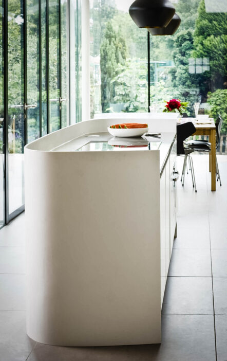 Corian® CURVED BESPOKE ISLAND