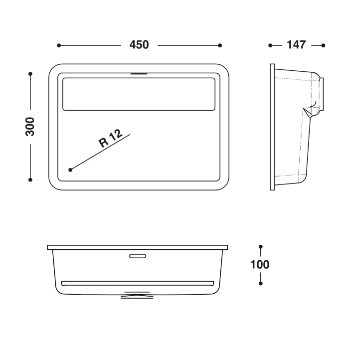 HI-MACS® CB4530 Basin