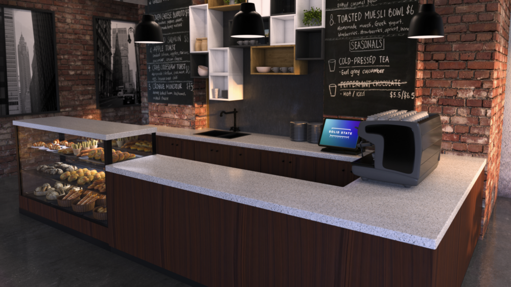 Corian® PEPPERED TERRAZZO