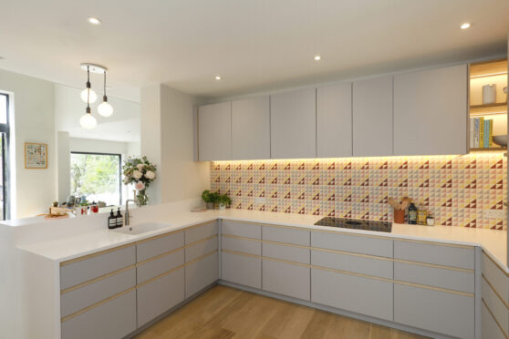 Designer White Corian Worktops