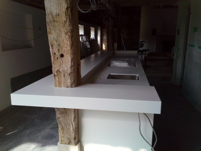 Corian® Around Old Beams