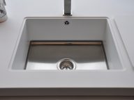 871 Corian Mixa Sink With Flush Cover