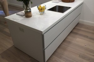 corian around beam