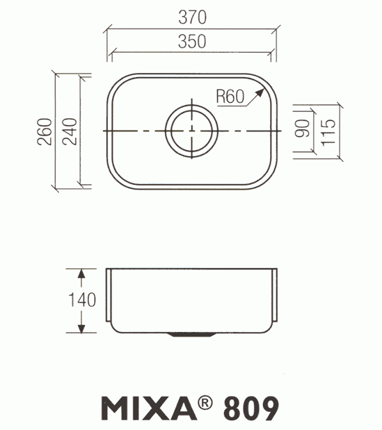 mixa 809